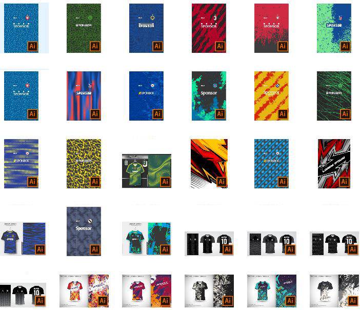 طرح تیشرت ورزشی