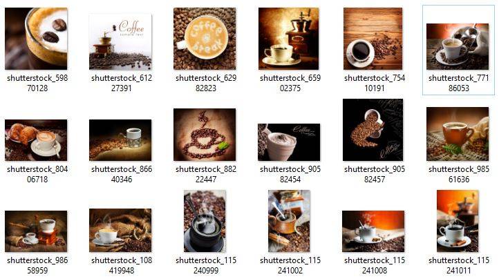 مجموعه تصاویر قهوه