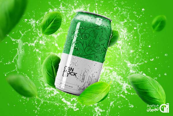 موکاپ بطری فلزی