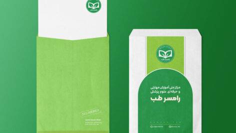 موکاپ پاکت کیسه ای