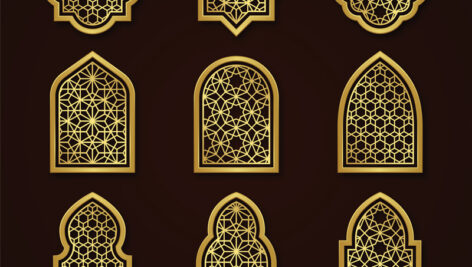 طرح پنجره اسلیمی