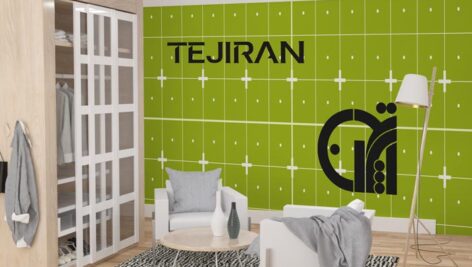 موکاپ لوکس کاغذ دیواری