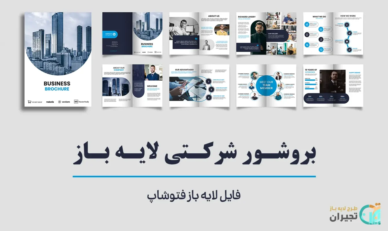 بروشور شرکتی لایه باز