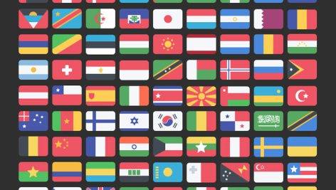 پرچم کشورهای جهان – ۹۹ کشور