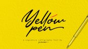 دانلود فونت Yellow Pen