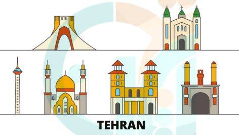 وکتور اماکن تهران