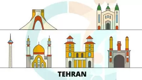 وکتور اماکن تهران