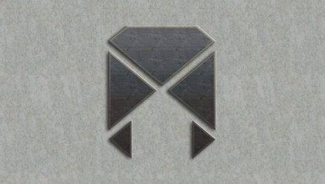 موکاپ رایگان لوگو روی سنگ Free Logo Mockup