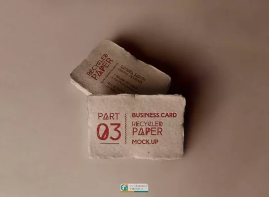 موکاپ کارت ویزیت قدیمی