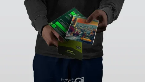 موکاپ برگه A6