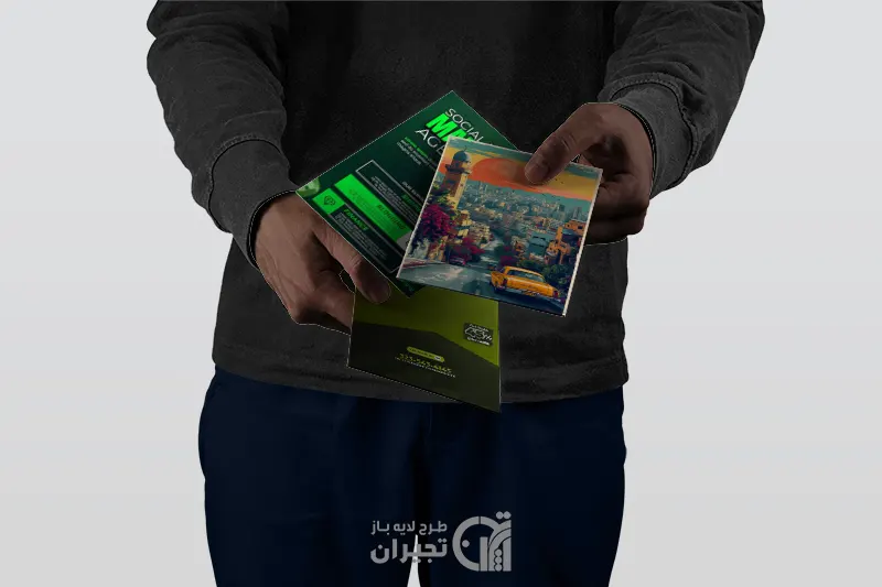 موکاپ برگه A6